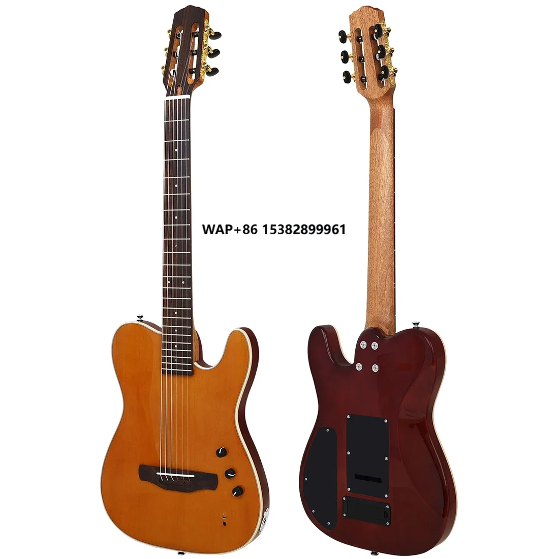 IRIN R4 22Fret Smart Bluetooth Silent Classical Acoustic Electric Guitar with 60% Compact Body Dual Mode Switching AA Spruce Top