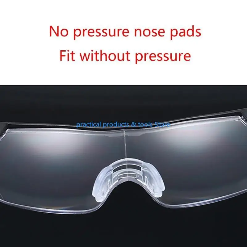 

77JB 2.5X Magnifier Hands Reading Glasses for Head Eyeglass Lenses Gi