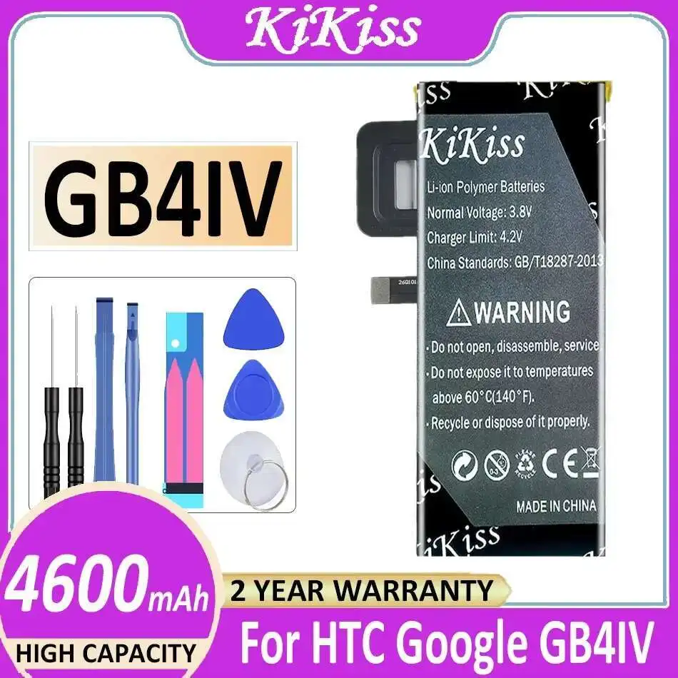 

Для Htc Google GB4IV надежный источник питания 4600 мАч аккумулятор мобильного телефона