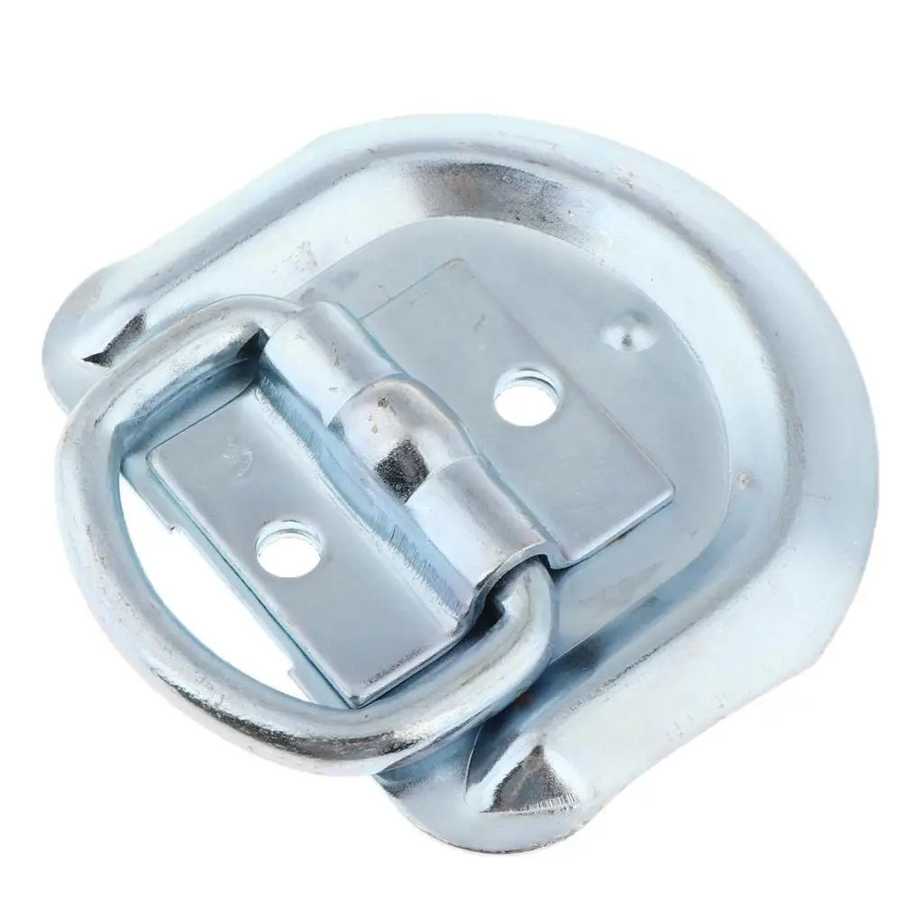 Metal Tie Down Rings Lashing Ring D Ring Rope Chain Cargo Pendant for Flatbed Truck Loading Area and Enclosed Trailer