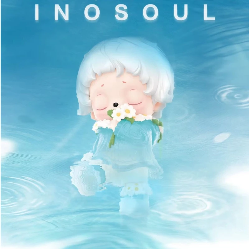 POP MART Inosoul Rainy Reveries Serie Blind Box Mystery Box, Original Niedliche Anime-Figuren, Schreibtisch-Dekoration Geburtstagsgeschenk