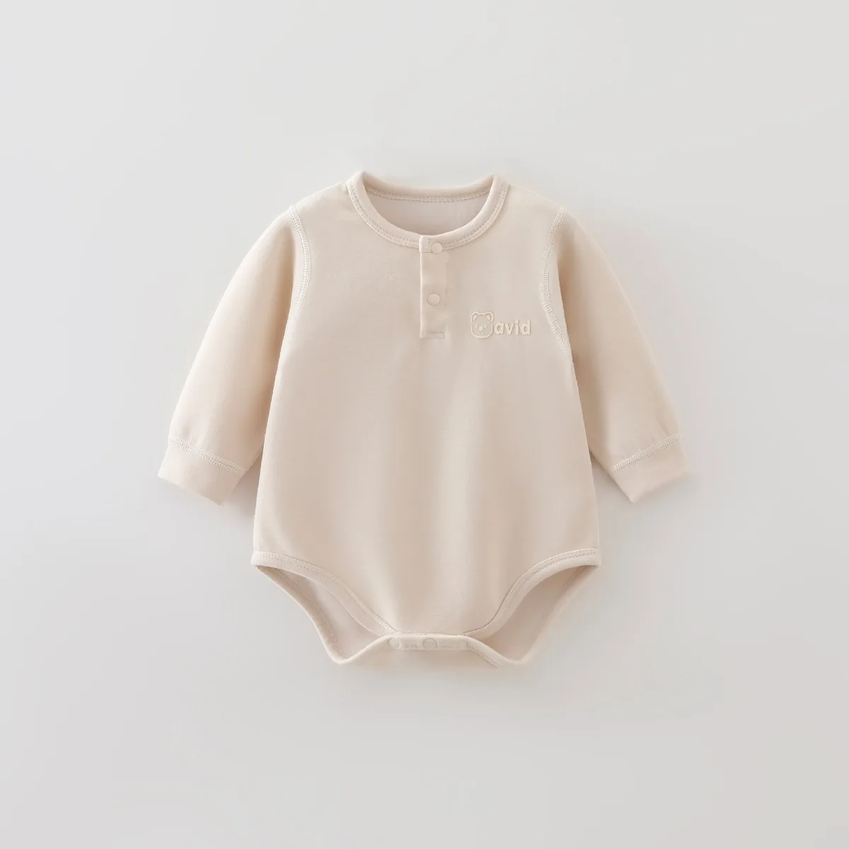 Newborn Baby Rompers Autumn Winter Thick Warm Long Sleeve Bodysuit Soft Fleece Infant Toddler Thermal Clothes Unisex 0-18M