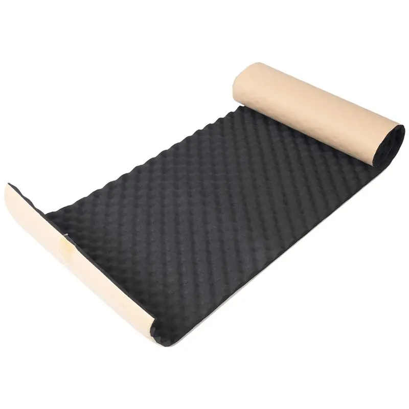 Durable-Car Sound Deadening Mat 50X200cm Engine Foam Cotton Sticker Noise Dampening Insulation 15Mm Thick