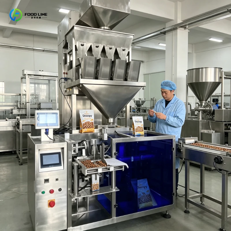 Coffee Equipment Bag - FL Vertikale Reißverschluss-Beutel-Füllmaschine für Granulate, Nüsse,