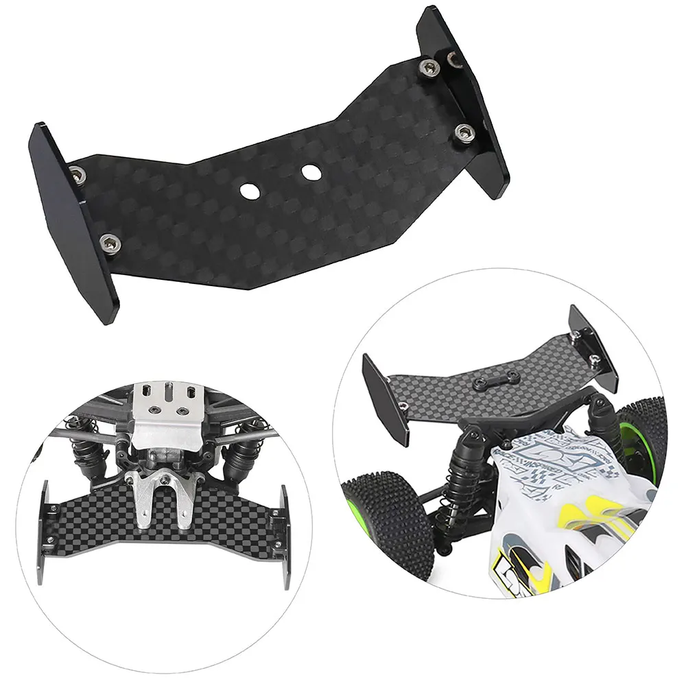 High-Performance Carbon Fiber Tail Wing Spoiler for LOSI 1/24 Micro-B Buggy Part #58737