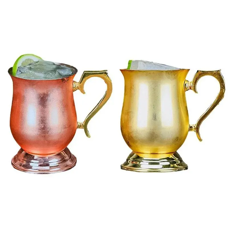 

350ml Moscow Mule Copper Mugs Metal Mug Cup Stainless Steel Beer Wine Coffee Cup