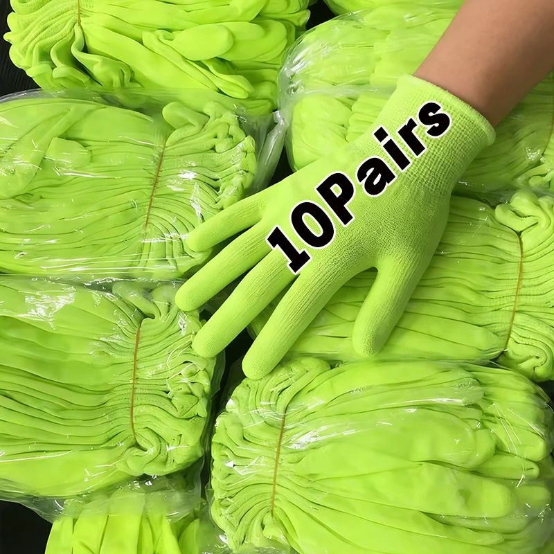 

1/10Pairs Fluorescent Gloves Luminous Magic Party UV Bar Atmosphere Props Women Men Vocal Concert Glow in The Dark Neon Mittens