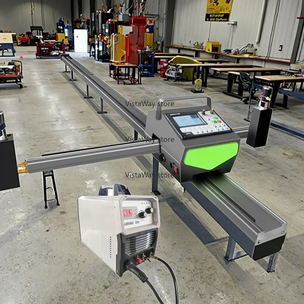 ماكينة قطع البلازما المحمولة 55A باستخدام الحاسب الآلي جودة 6 مللي متر معدن 100% مصدر دورة مستهلك تصميم مدمج سهل الهواء جديد