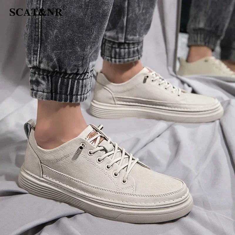 Summer Genuine Leather Oxford Shoes Outdoor Sneakers Men Shoes Handmade Shoes Casual Shoe Walking Luxury