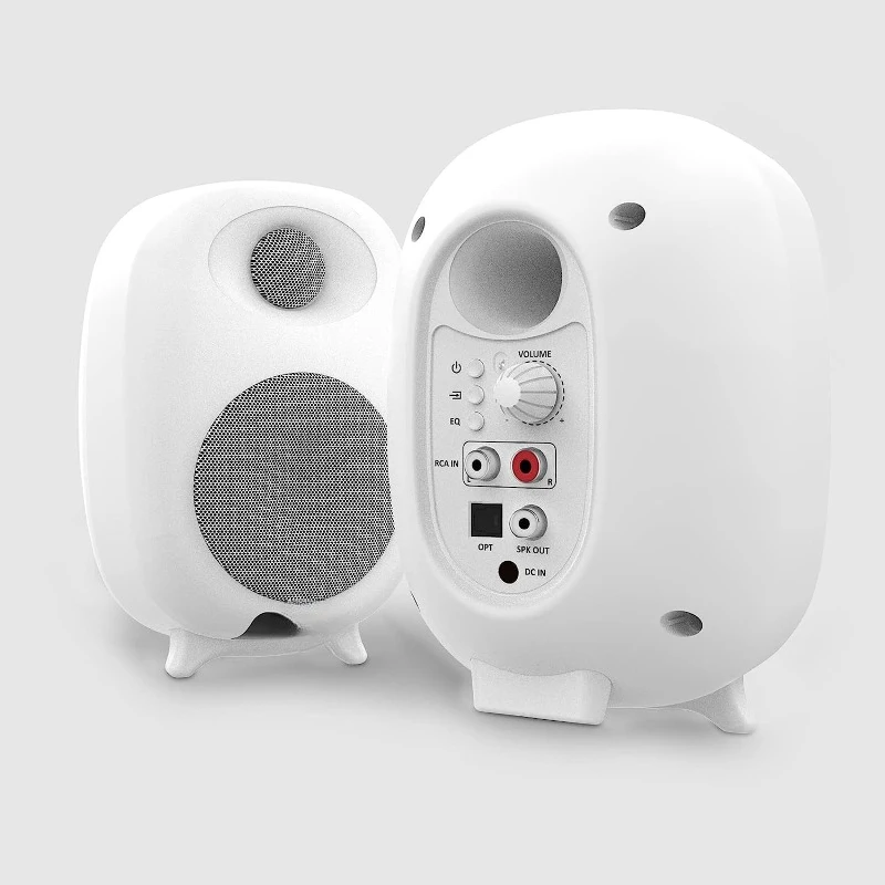 High fidelity 3-inch active speakers, two-way bookshelf speakers, fever audio, stereo, home high-end audio