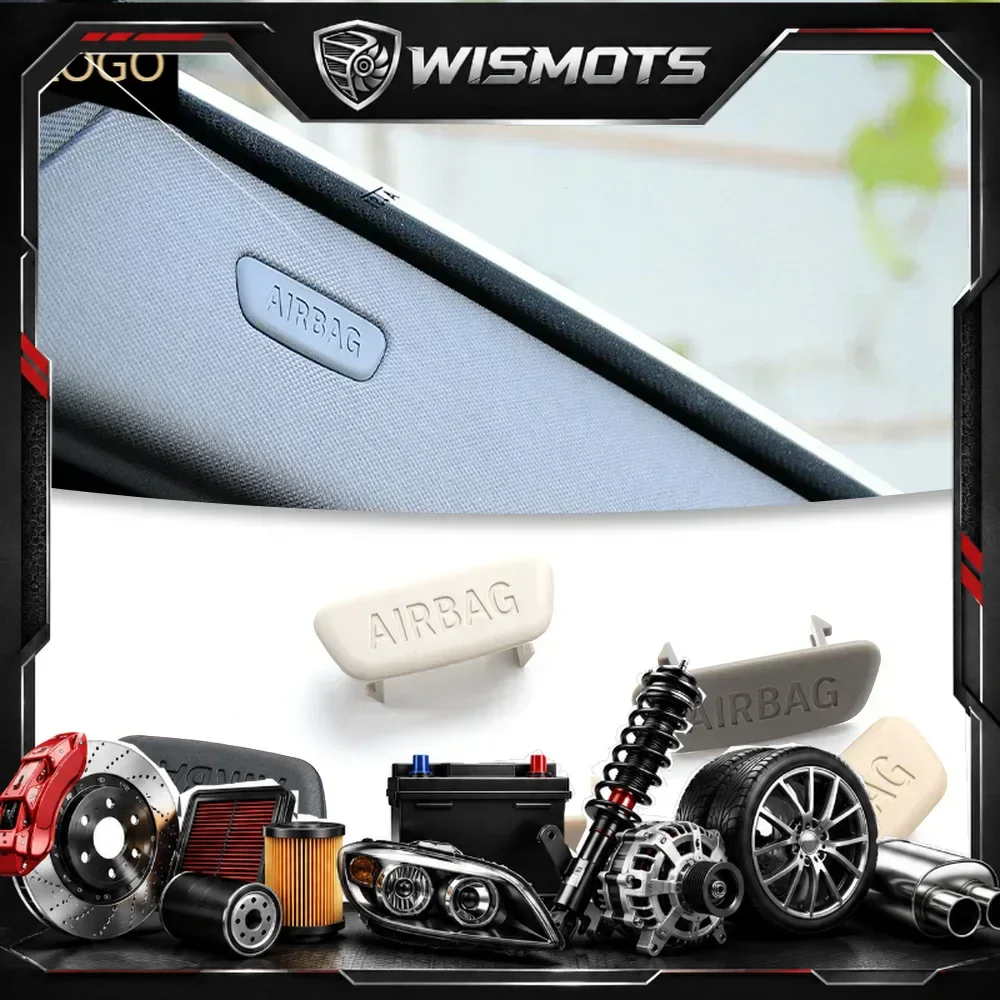 A Pillar Insert Trim Cover "AIRBAG"Badge Pearl For BMW E F G Series F30 F35 F15 F16 E70 E71 E60 E66 E53 E90 E91 G30 G38 G32