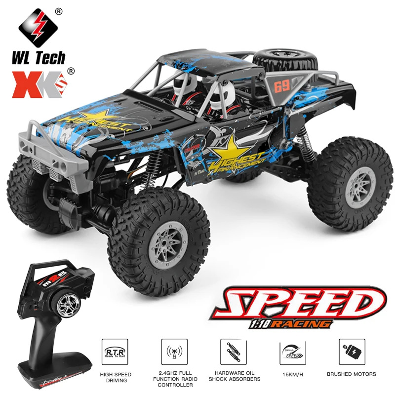 

WLtoys 104310 Rc Car Remote-Controlled Four-Wheel Drive Climbing Vehicle 1:10 Suspension Double Straight Axle Off-Road Vehicle