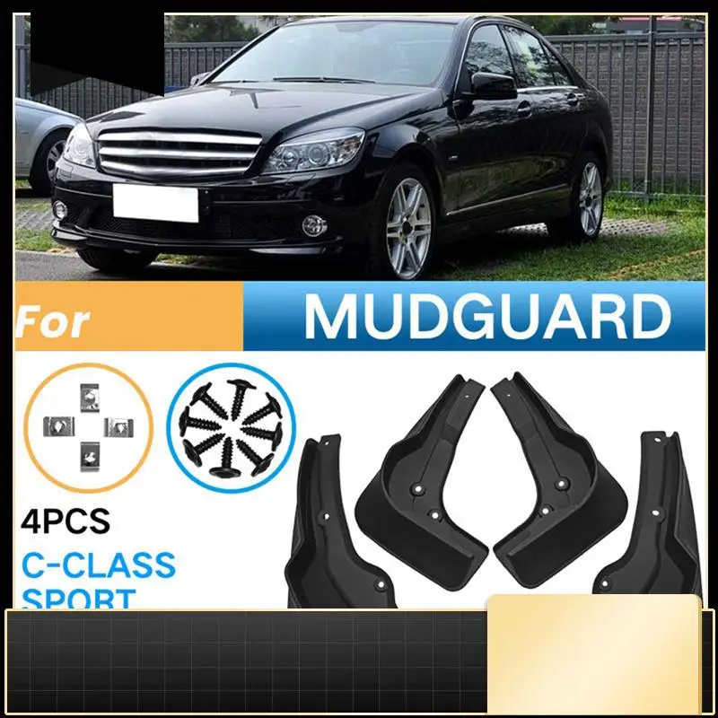 

4 шт. автомобильные брызговики брызговики для Mercedes Benz W204 Sport C-Class 2008-2014 C180 C200 C300