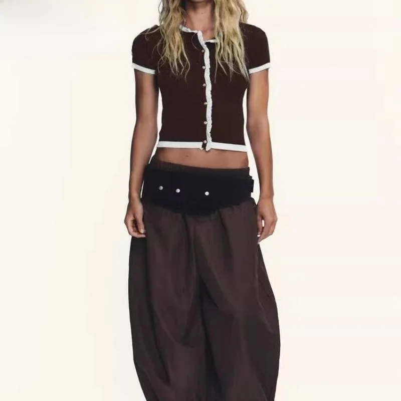 

Autumn New Arrival Women's Slim Fit Color Blo Knitted round Ne ort Sve Jaet Soft een Fiber Casual Sle