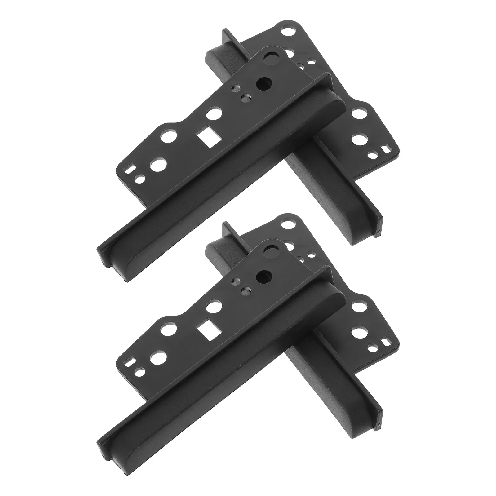 4Pcs Double Din Radio Install Kit Dash Stereo Trim Bezel Mounting Bracket Set Car Audio Installation Dash Kit Compatible with