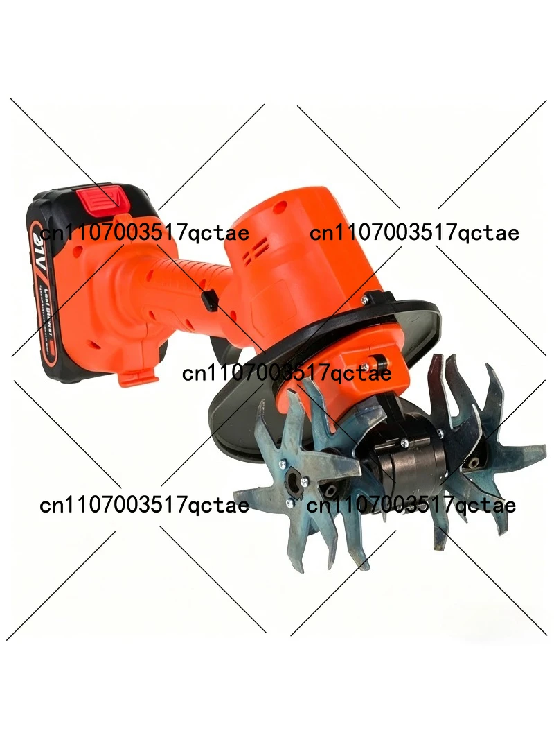 Muffler Small household handheld electric hoe Garden bonsai Weeding and turning soil Wireless micro-tiller