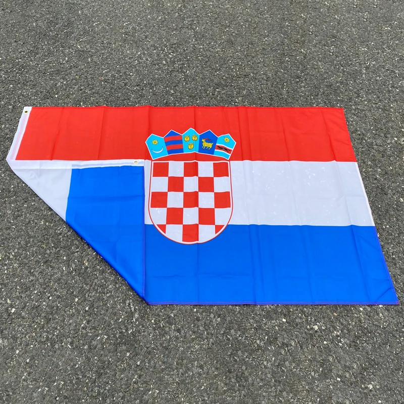 aerlxemrbrae flag   Croatia Flag NEW 90x150cm Croatian National Flag 100% Polyester 3x5ft Flag of Croatia