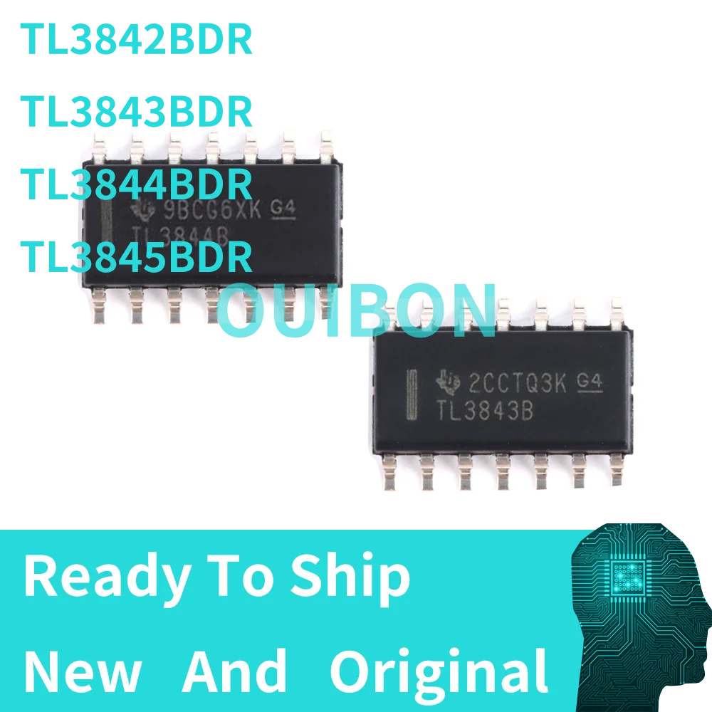 

10pcs TL3842BDR TL3843BDR TL3844BDR TL3845BDR SMD New Original PWM Controller Chip SOIC14 IC