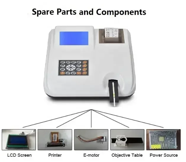 CE Certificate Lab Hospital Semi-automatic Urine Analyzer Machine Test Speed 120 Tests/hour