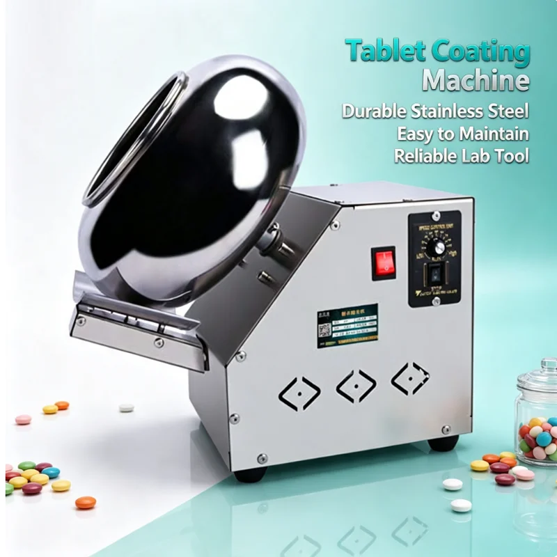 Factory Price Professional Automatic Pill Polish Sugar Candy Chocolate Coating Machine Peanut Film Sugar Coating Pan Machine