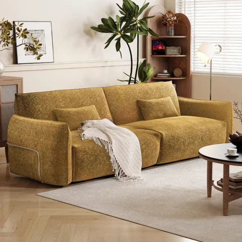 

Reclining Latex Beige Couch European King Adults Modern Lounge Living Room Sofas Puffs Double Cloud Canape Salon Furniture