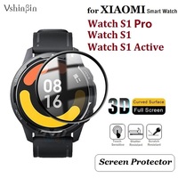 100PCS 3D Soft Screen Protector for Xiaomi Watch S1 Active / S1 Smart Watch Full Coverage Anti-Scratch Protective Film