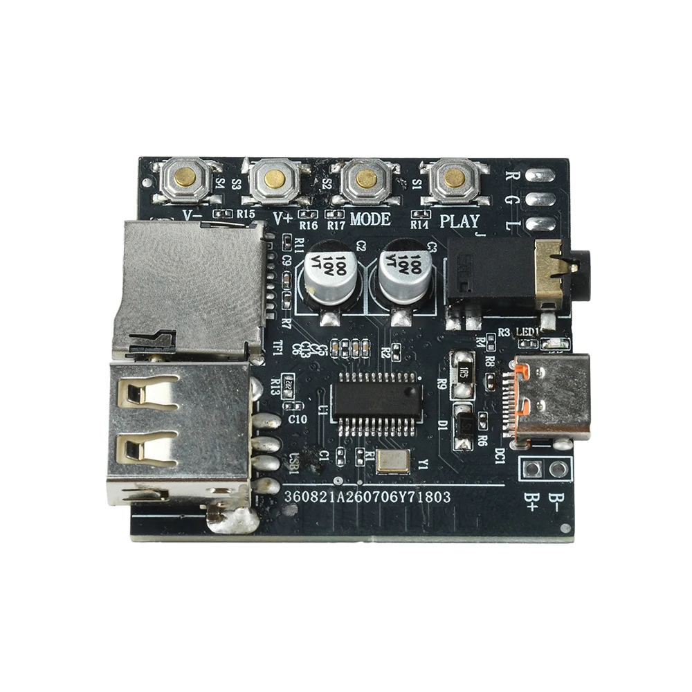 DC5V BT 6.0 MP3-Audio-Dekodierungsplatine Audio-Empfängermodul MP3-Verlustfreie Dekodierplatine Drahtloses Stereo-Modul Typ C – Detail 12