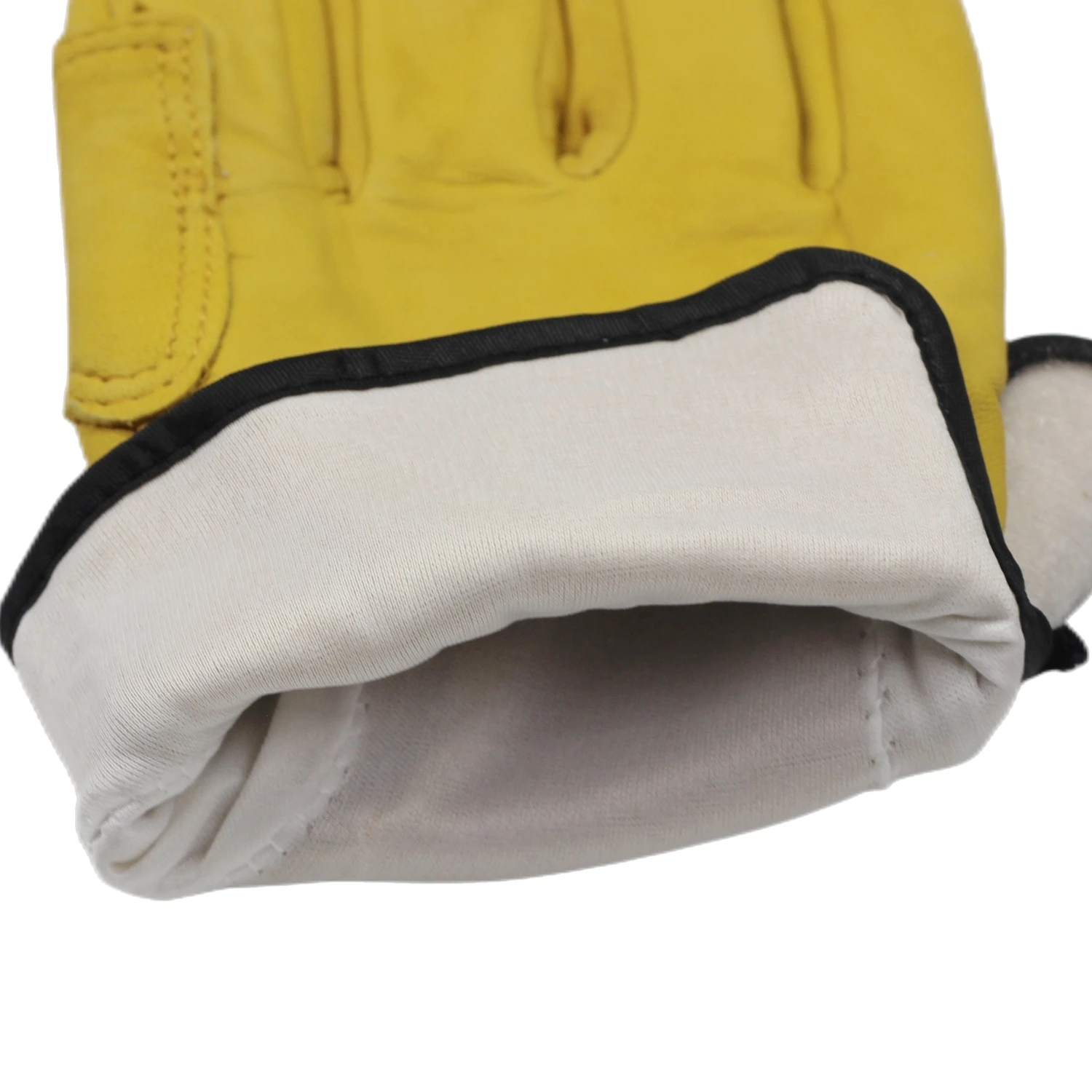 Guantes de trabajo de cuero resistentes al desgaste, protectores antideslizantes, guantes de soldadura por inmersión, 2 pares