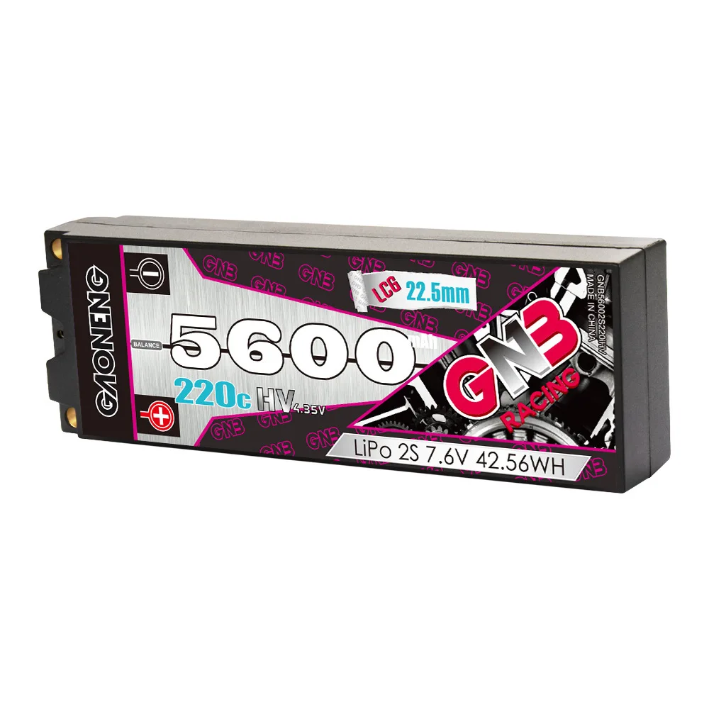 HV MAX 220c 2s 5600mAh bateria Lipo dla RC samochody wyścigowe cztery części zamienne do jazdy terenowej GNB 7.6v akumulator