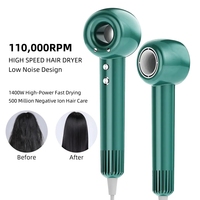 Swoson Professional Ionic Hair Dryer, Powerful 1400W Fast Drying Low Noise Blow Dryer for Home Salon Travel