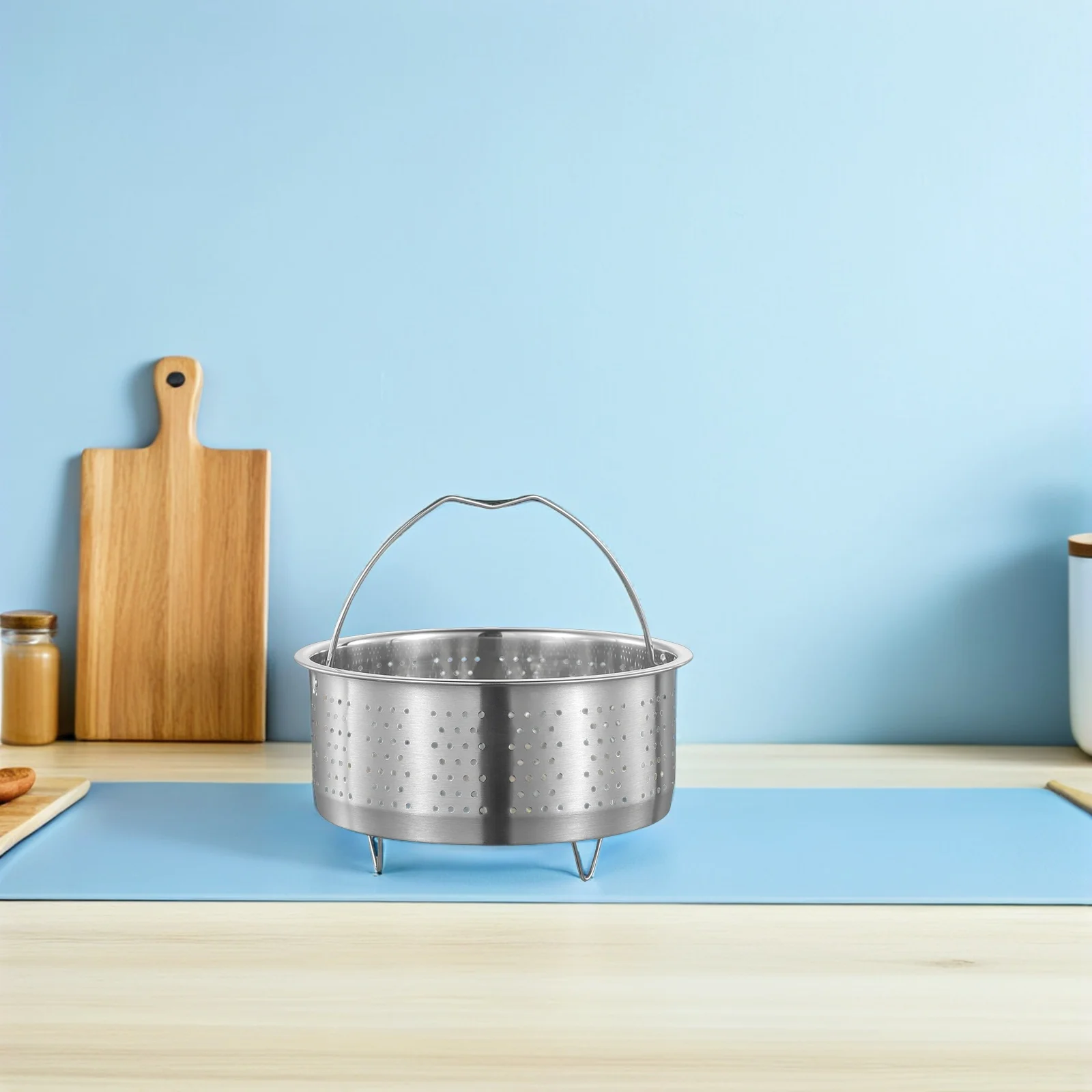 Steamer Basket For Pot Stainless Steel Vegetable Food Steamer Insert Bun Dumpling Steaming Stand Kitchen Accessory