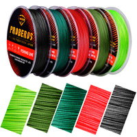 100M 4-Carrier PE Fishing Line 0.4-10# - Multi-Colored Braid (Premium Gold Sealed Pack)