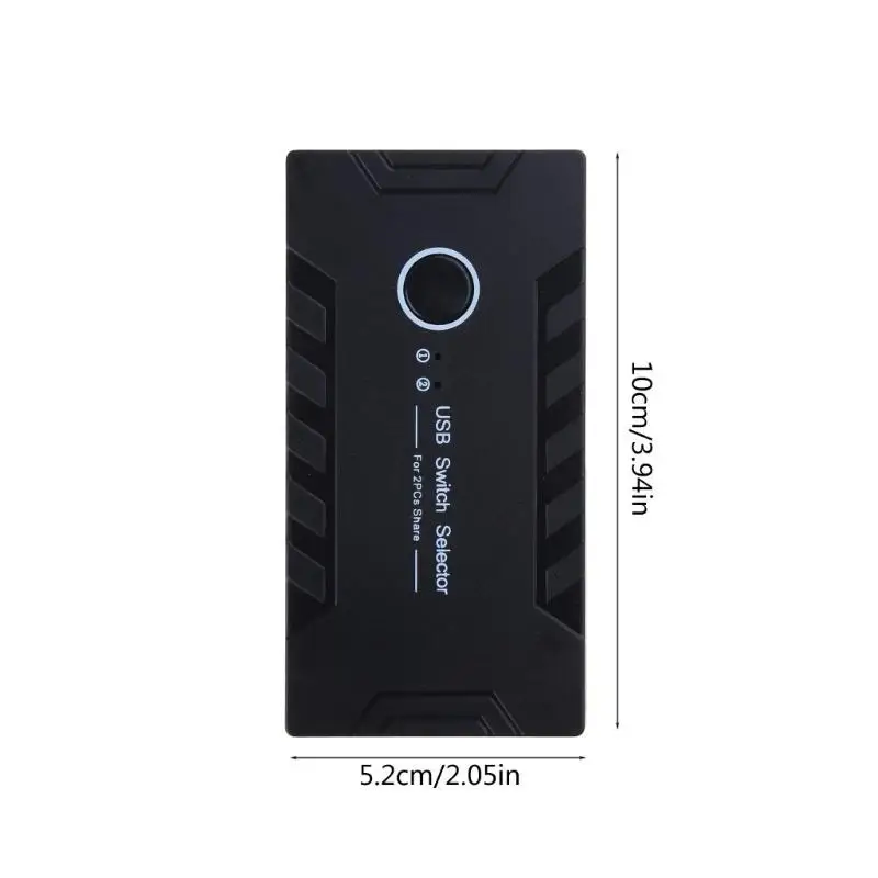 652F 4 Ports USB2.0 Switcher KVM Docking Station Station Switch Switch 2 في 4 Out Switch Selector KVM Converter Hub