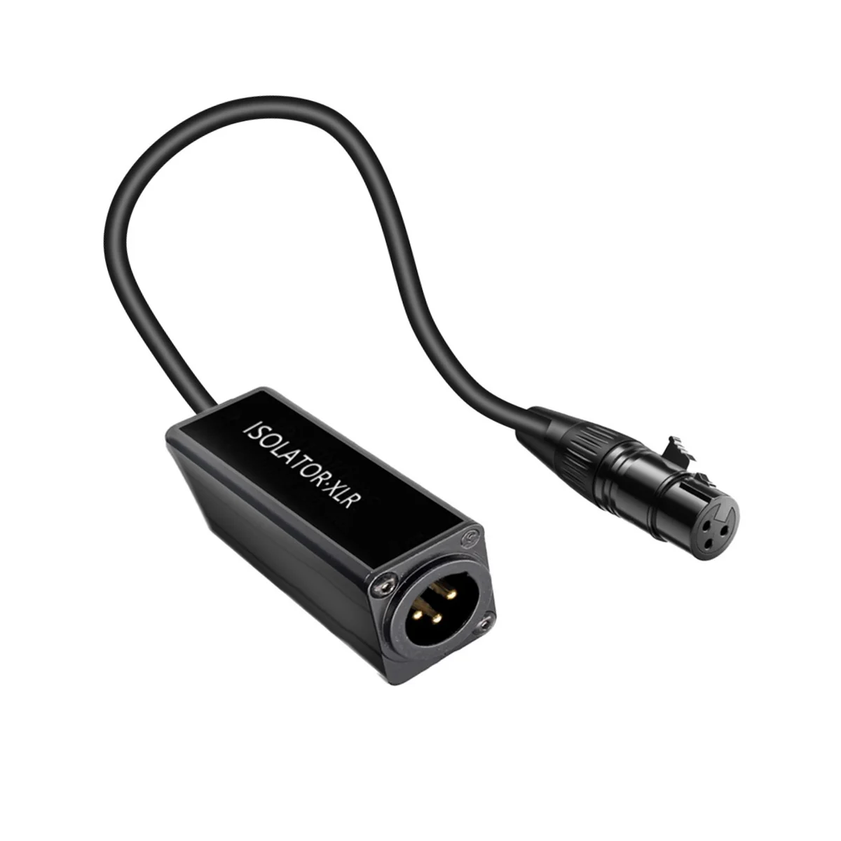 Audio Cable Isolator XLR Eliminates Noise Ground Loop Audio Isolator Anti-Interference Current Sound Eliminates Noise