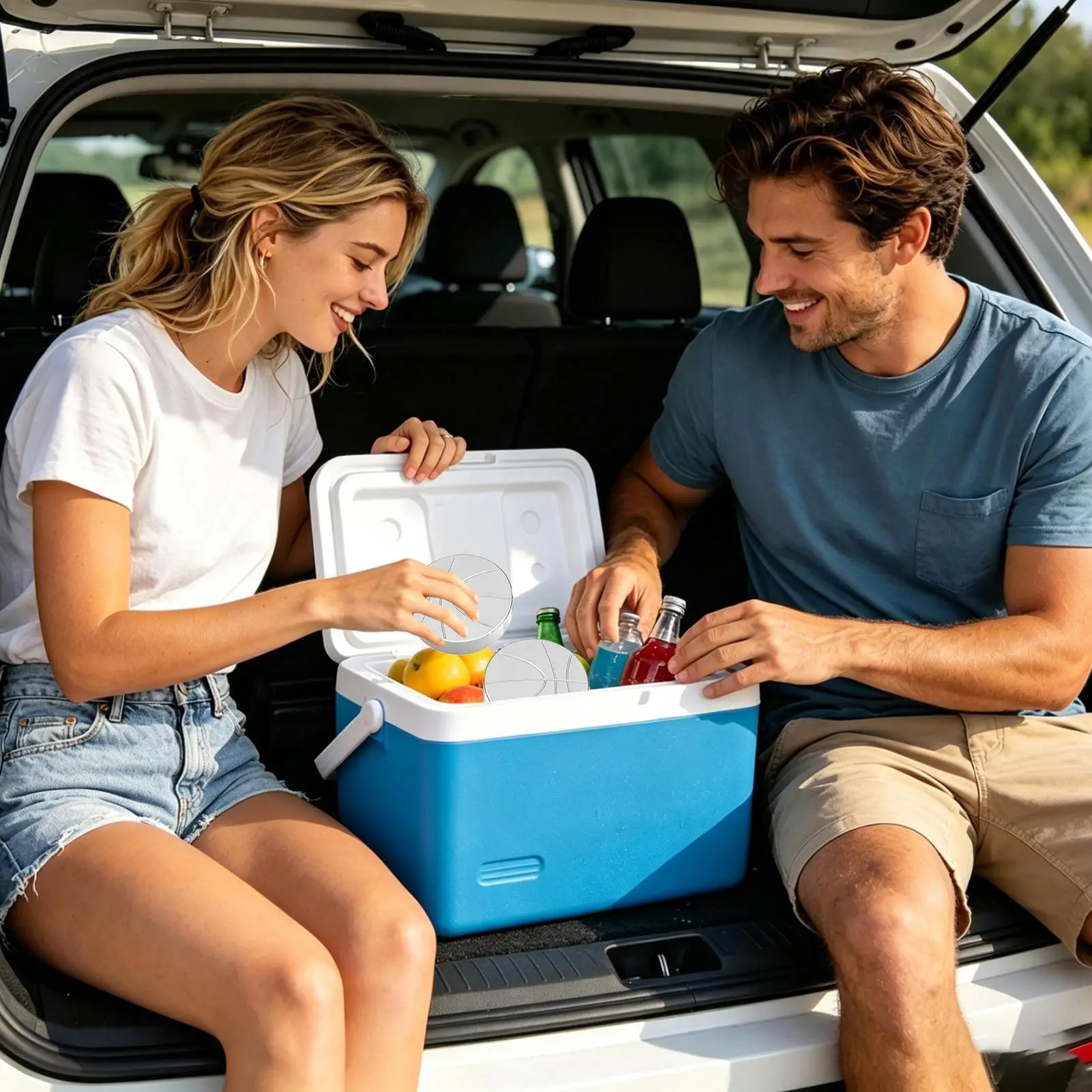 Ice Pack Stainless Steel Reusable Leak Proof Heavy Duty Ice Block Cooler Picnic Fishing Camping Gear Box Accessories view 5