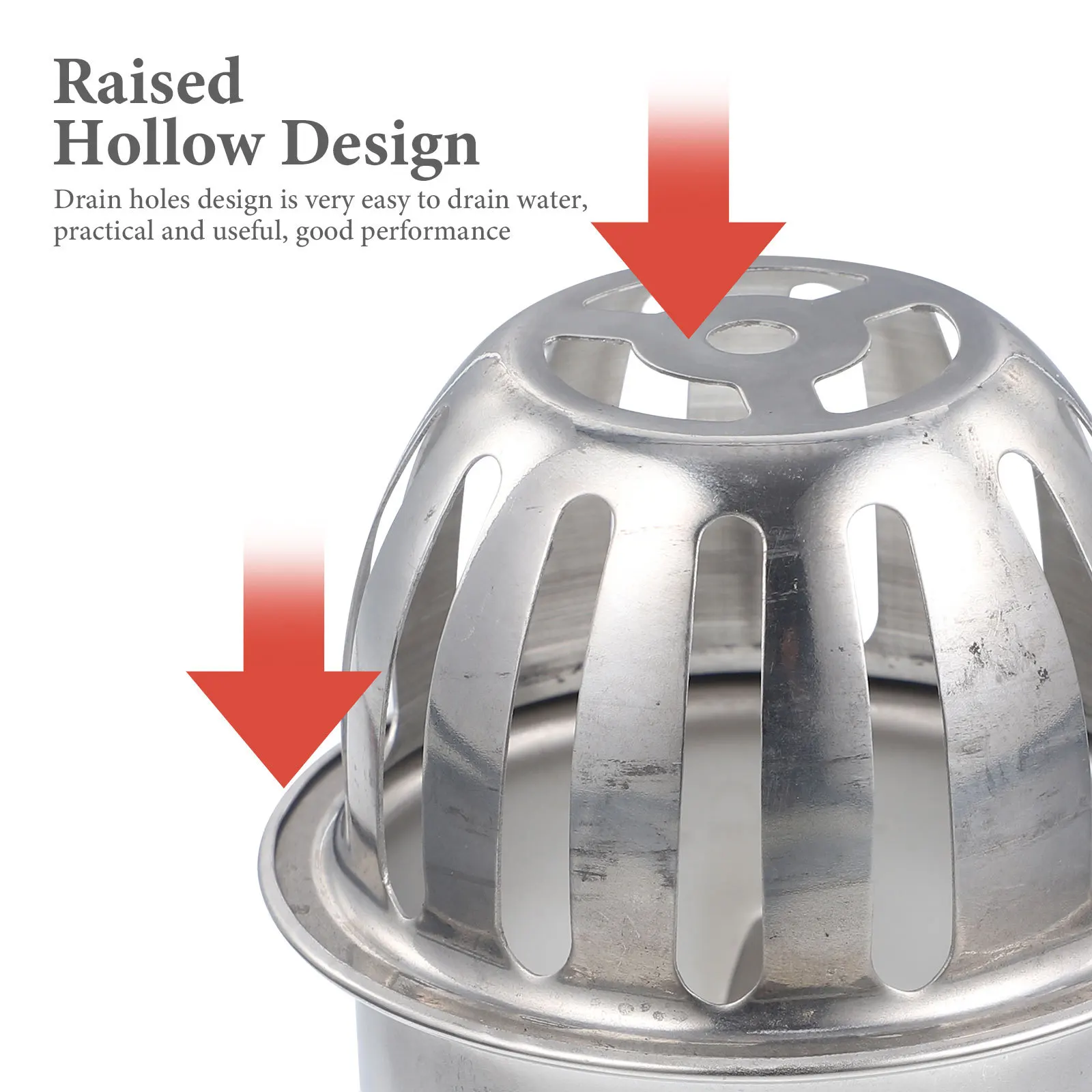 

Stainless Steel Gutter Guard Filter for Downspout Drain Roof Gutter Leaf Strainer Outdoor Debris Blocker Downspout Cleaning Tool