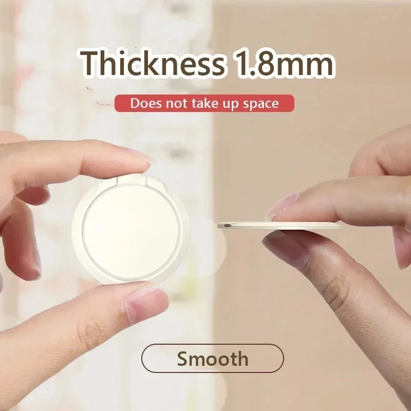 Finger Ring Holder Stand Grip 360 Rotating For Mobile Phone Car Magnetic Mount Phone Back Sticker Pad Unniversal Bracket