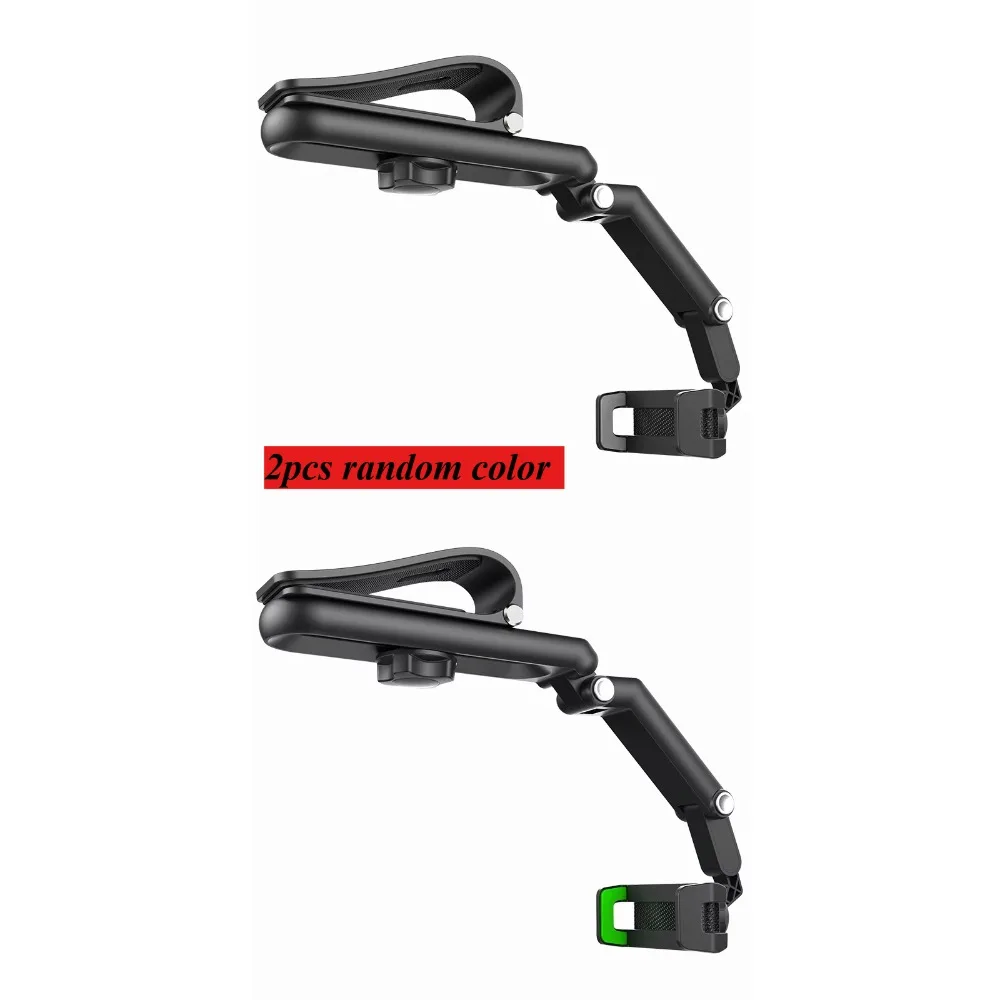 2pcs Random Color Creative Universal Car Navigation Phone Holder For Car Multifunctional 360° Rotating Sun Visor Cell Phone Hold