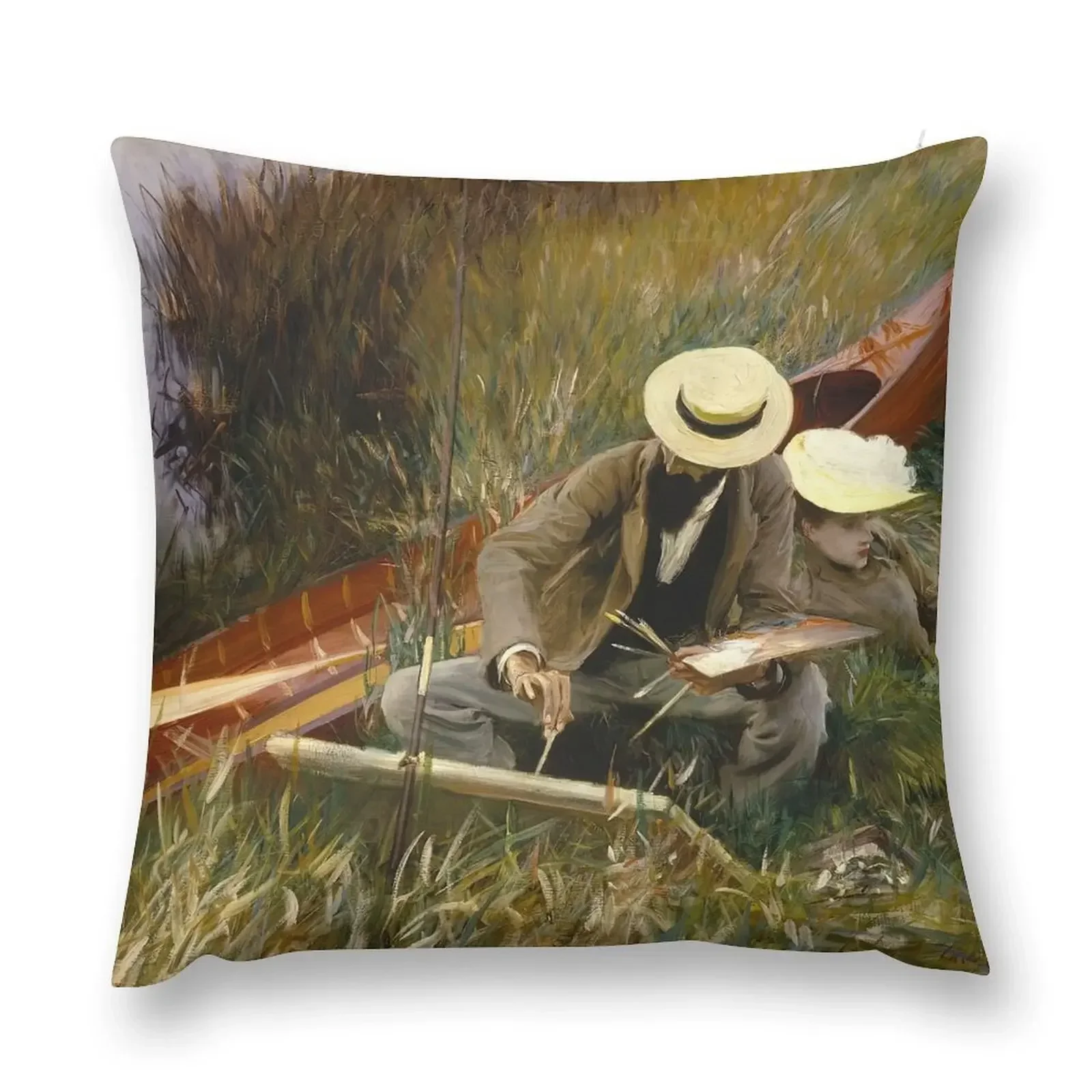 john singer sargent art style, john singer sargent art institute, john singer sargent famous paintings Throw Pillow