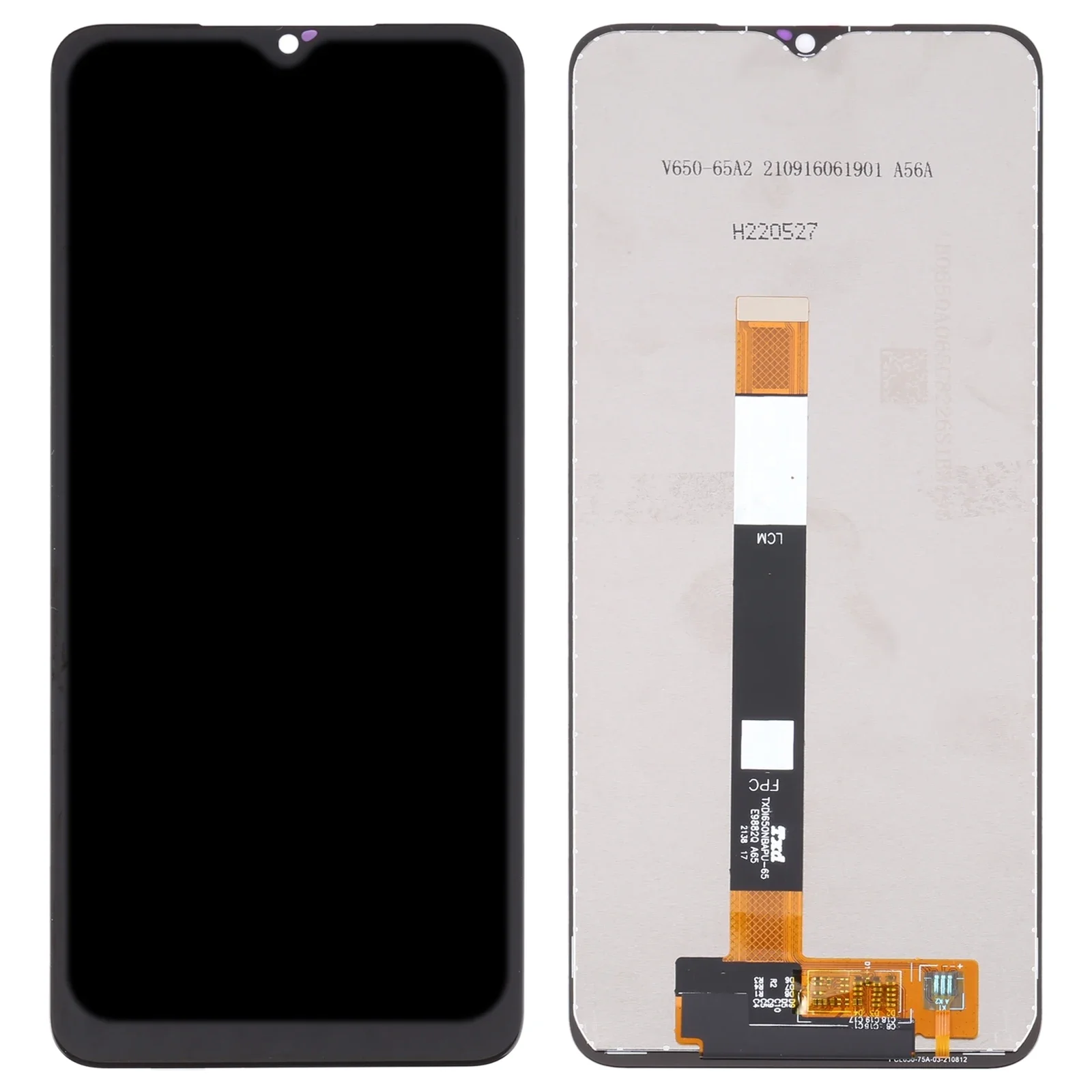 100% nuovo LCD per Samsung Galaxy A03S A037U Display LCD Touch Screen di ricambio per Samsung A03S LCD Screen Assembly con cornice