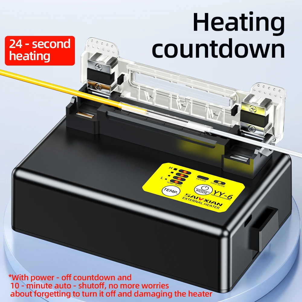 SAIXIAN giuntatrice a fusione in fibra ottica forno di riscaldamento esterno 300core fibra ottica nuda esterna riscaldamento a nucleo singolo corpo in metallo