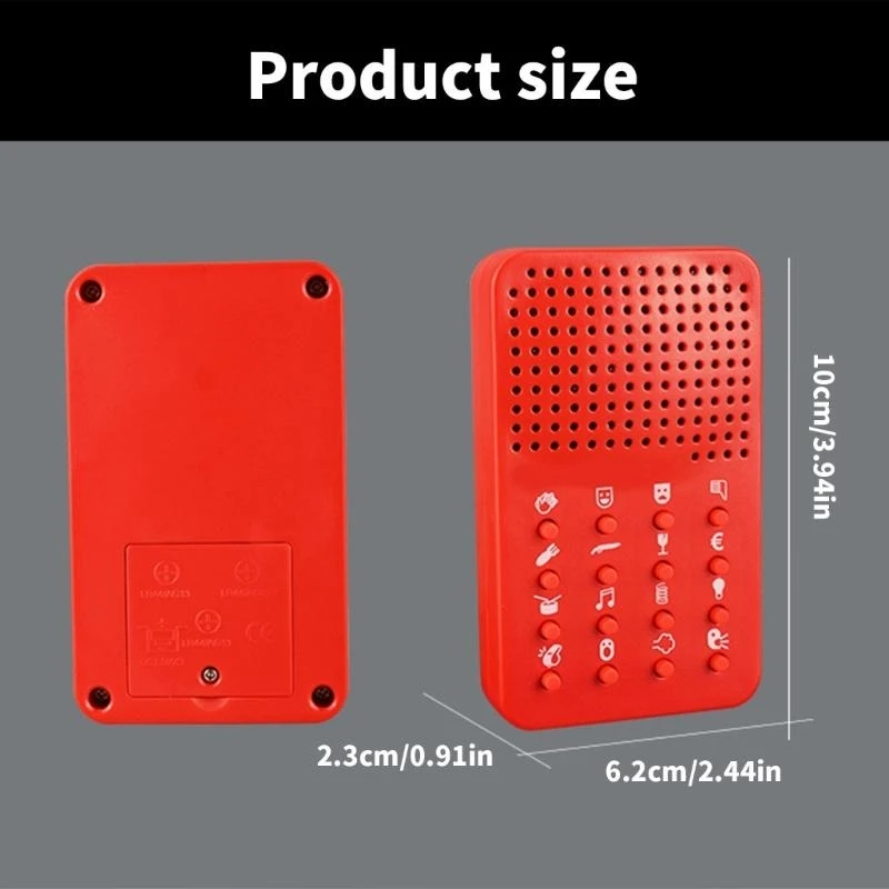 J15U Creative 16 Button Sound Toy for Kids Brings Laughter to Parties and Holidays Funny Noise Maker Toy Prank Toy