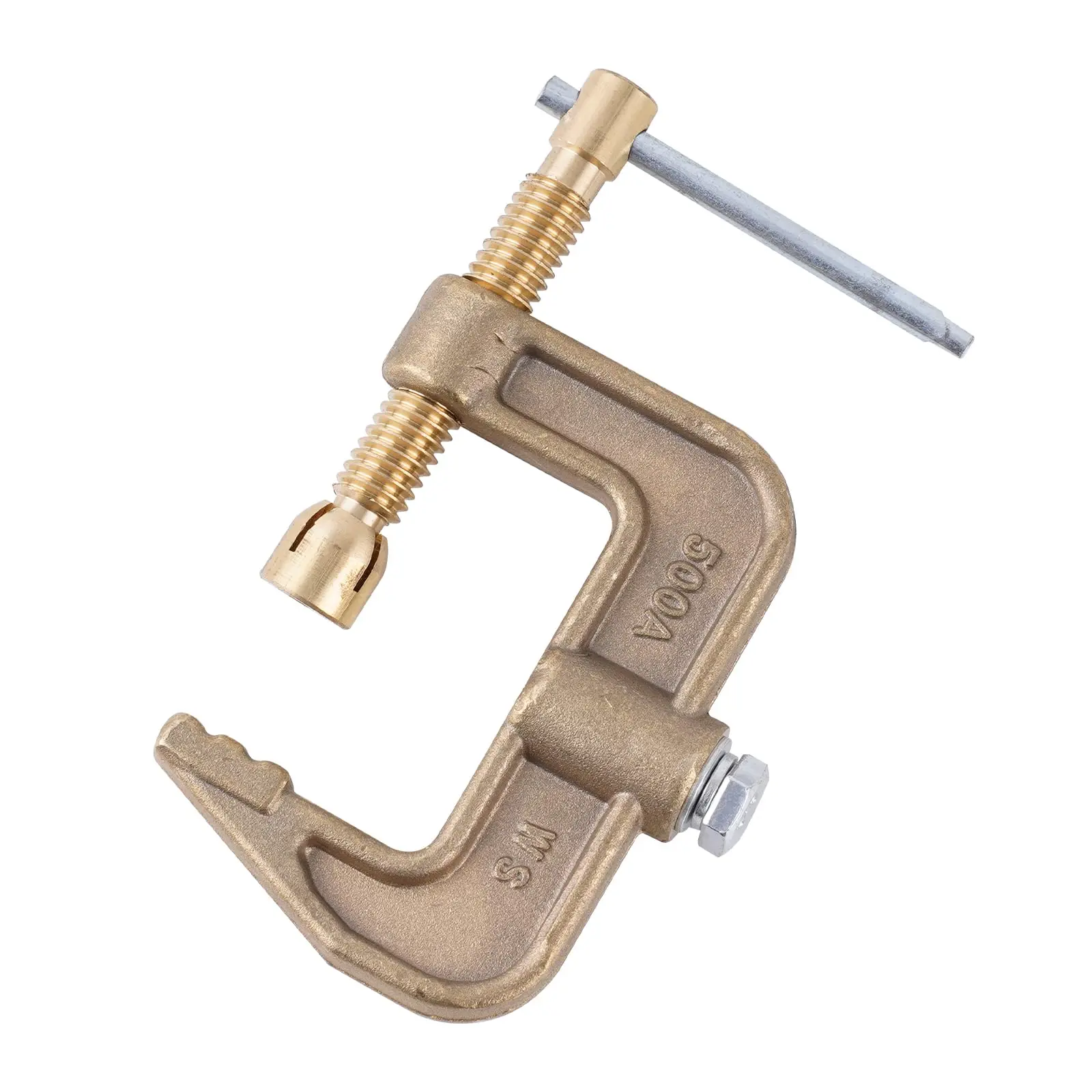 

Welding Ground Clamp 500Amp G-style Solid Brass Clamping Range up to 44mm Earth Clamp For TIG/MIG/MMA Tig Welder