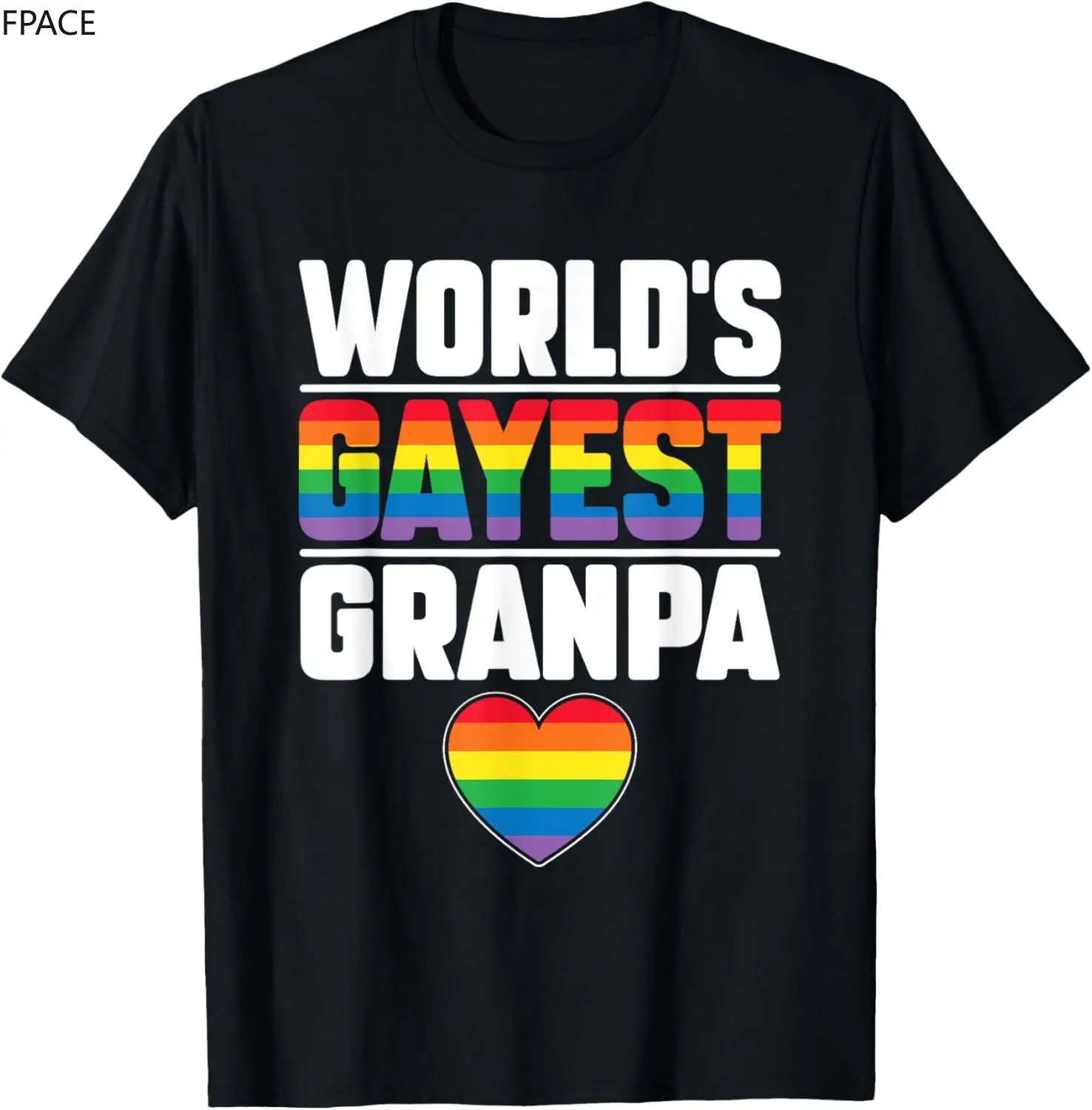 

Worlds Gayest Grandpa Funny Gay Pride LGBT Grandfather Pride T-Shirt Anime Clothes Streetwear Mens T Shirts Graphic Camisas Over