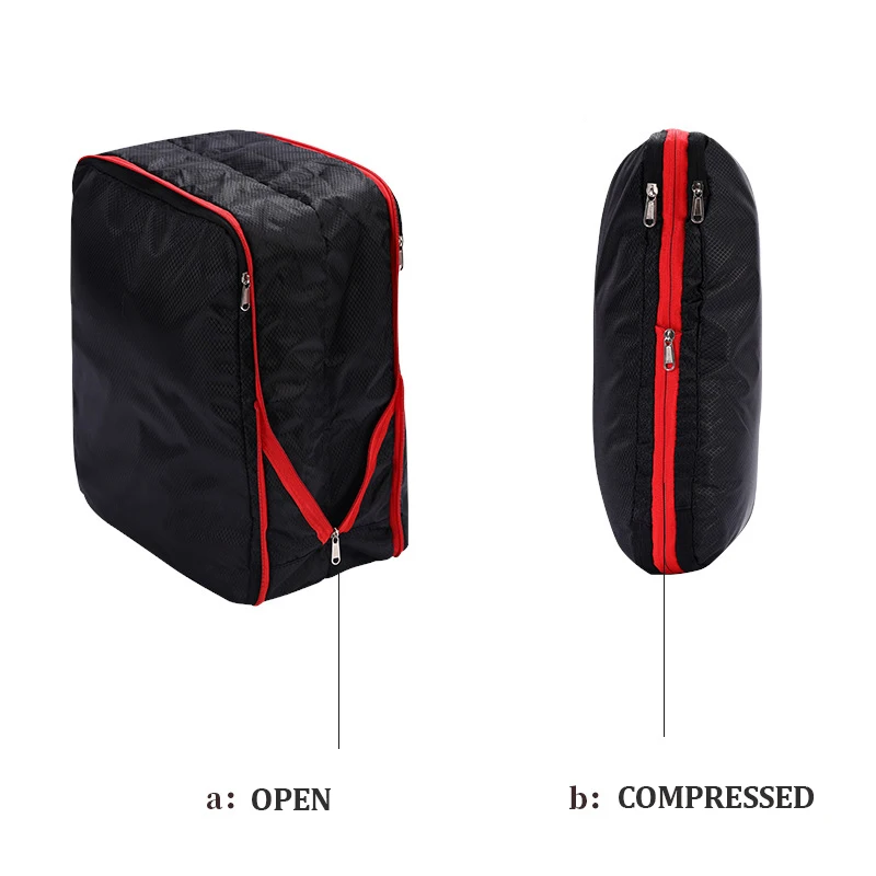 Сжимаемая дорожная сумка для хранения одежды, большая вместимость, 3 шт., упаковочные кубики, набор органайзеров, сжатый водонепроницаемый чемодан, упаковка
