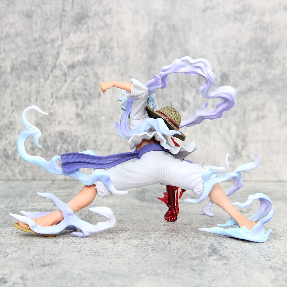 16cm One Piece Anime Figures Nika Luffy Gear 5th Action Figure Gear 5 Sun God Pvc Figurine Statue Model Decoration Doll Toys image 6