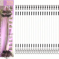 Línea de pesca de fluorocarbono 100%, rotación rodante y prueba de presión de bloqueo rápido, línea de pesca de fluorocarbono de 7-18KG