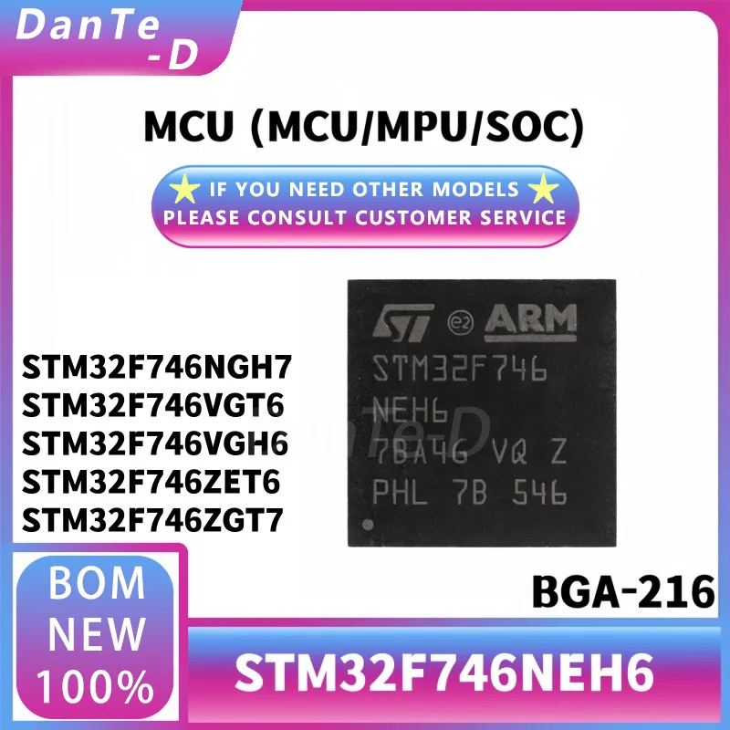 

Оригинальный аутентичный микроконтроллер STM32F746NEH6