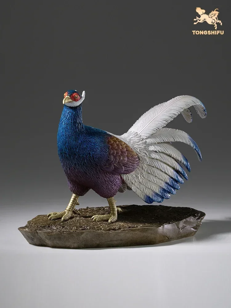 Copper Handicrafts Animal Figurine Crossoptilon Mantchuricum Statue Brass Animal Sculpture Birds Collection Home Decoration Gift