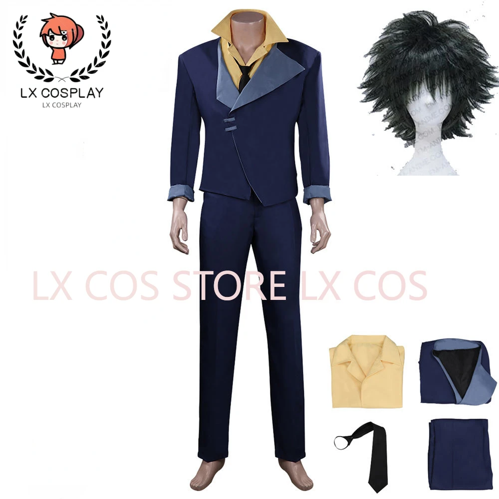 Anime  Spike Spiegel Cosplay Costume Uniform Suit Halloween Carnival Outfits